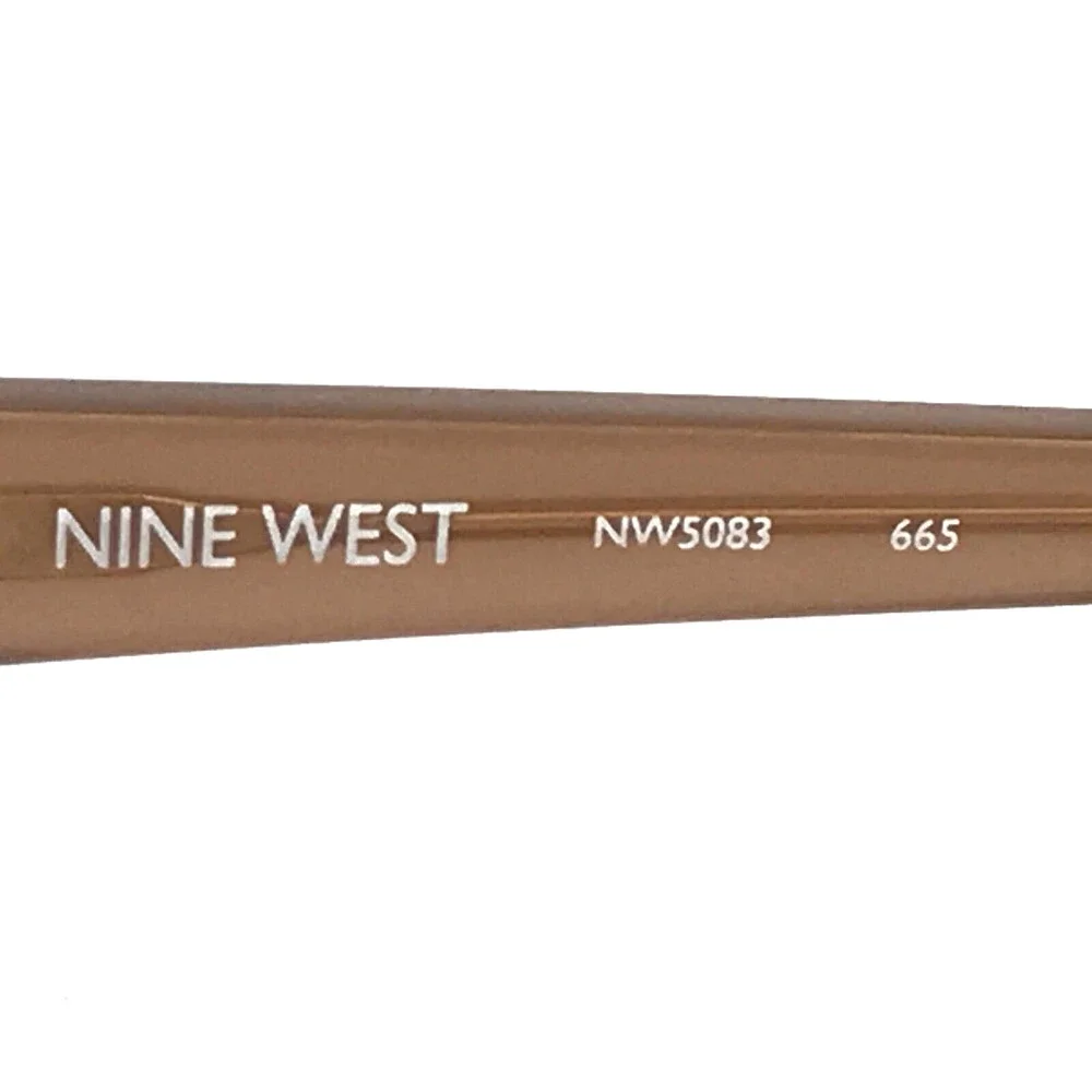 Nine West Eyeglasses Frames NW5083 665 Blush Brown Cat Eye Full Rim 53-18-135